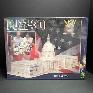 Wrebbit 3D The Capitol Three Dimensional Jigsaw Puzzle New Sealed 690pcs